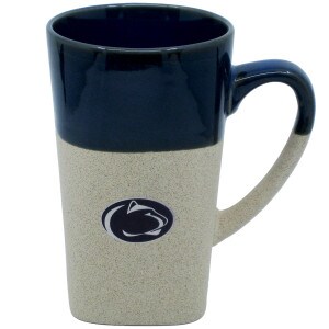 ceramic mug navy and stone with Penn State Athletic Logo